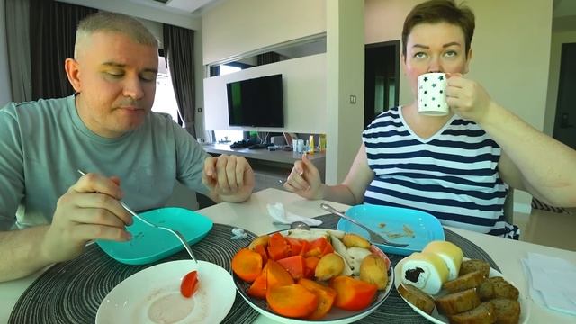 Мукбанг за ДЕНЬГИ, ДА! Подсчитали свой СЕМЕЙНЫЙ БЮДЖЕТ, экономим на отдыхе в Таиланде! Завтрак