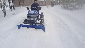 Скаут т-15 чистка снега.