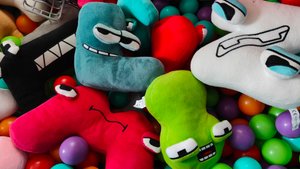 мягкие игрушки буквы для детей алфавит лор, играем в алфавит лора, alphabet lore