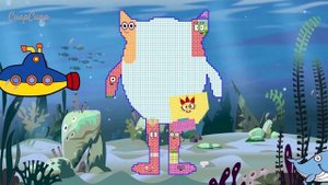 Numberblocks Puzzle Tetris Game 3200 ASMR Undersea - Numberblocks Fanmade Animation