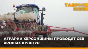 Аграрии Херсонской области проводят сев яровых и овощных культур
