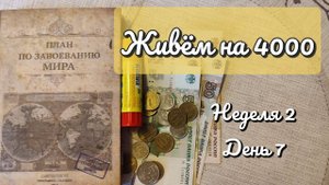 Живём на 4000. Неделя 2. День 7
