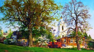 Весна в живописи художника Виктории Кирьяновой