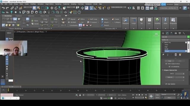 The process of 3d modeling of a Coca-Cola bottle 2/ Процес 3D моделювання пляшки Coca-Cola 2