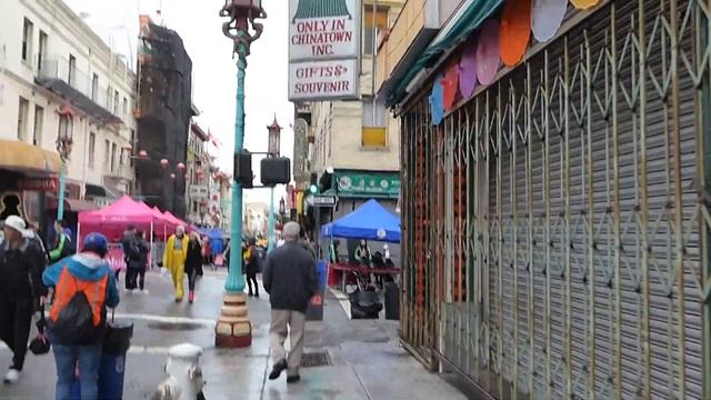 2019/02/03 Pre Chinese New Year of Boar walk to SF Chinatown's Flower Fair