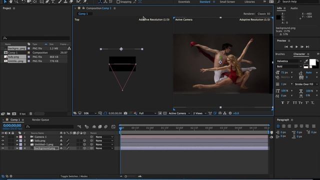 How to move an image and make it a short clip | Parallax | Photoshop After Effects Tutorials