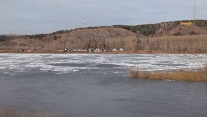 На Томи в Кемерове начался ледоход
