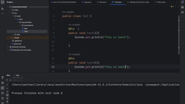 How to create and use Custom Annotations in Java #java #javaannotations #javatelugu #learnjava