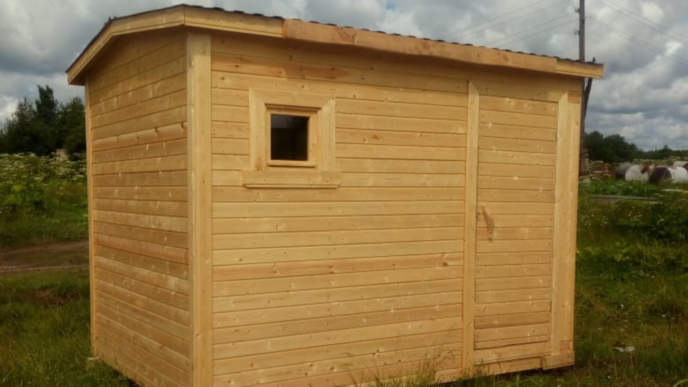 Каркасная баня 2.30 на 3