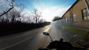 Наступила весна и мы едем первый раз на мотоцикле в Луганск через Изварино!