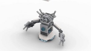 Как построить робота из лего. Обзор за 10 сек. полибег #tutorial #lego #bricklady