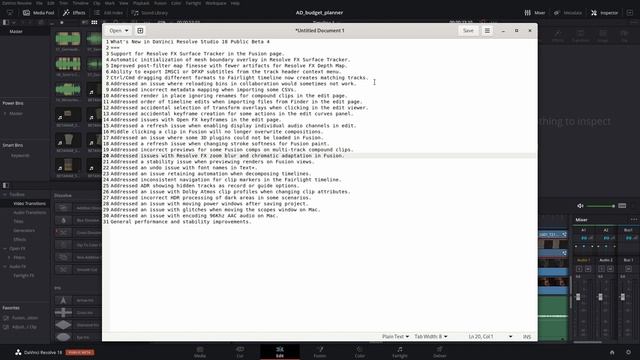DaVinci Resolve 18 beta 4 Patch Notes смотреть онлайн