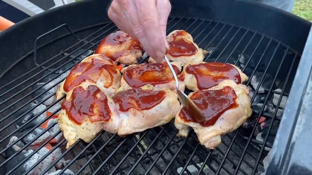 RV campground neighbor’s BBQ chicken thighs recipe - Taste so good!