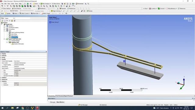 ✅💯✅ Ansys Structural Project # 12 : FEM Analysis of LED Light Under Gravity смотреть онлайн