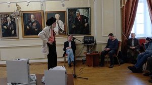 Презентация книги Александра Сокольникова "Очеуль.Осень и далее" 4.04.2025г.в музее города Иркутска.