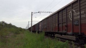 Электровоз ВЛ80С-1991 с грузовым поездом