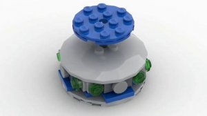 Как построить Летающую тарелку, нло из лего. LEGO. #lego #tutorial #bricklady #полибег