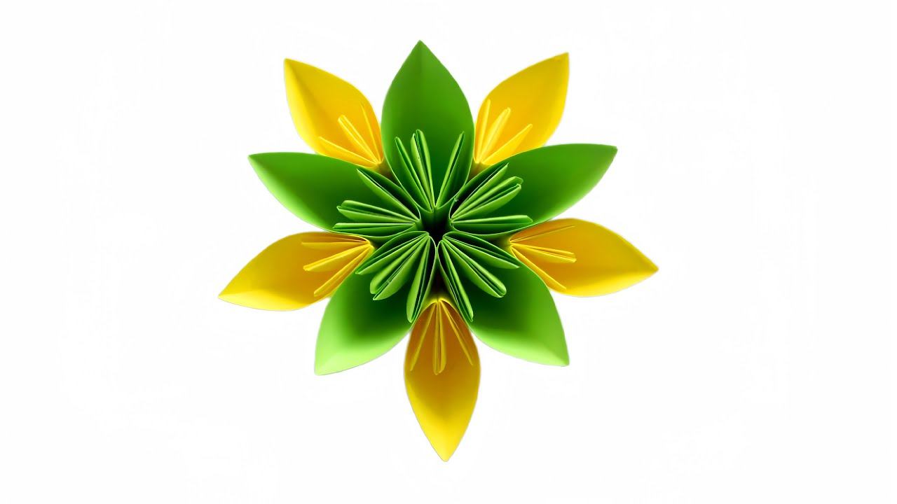 Цветок ИЗ Бумаги за 5 минут! Подарок на 8 Марта своими руками! смотреть онлайн