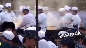 Шок мировой рекорд по плову.  В денау готовили 9 тонна плов