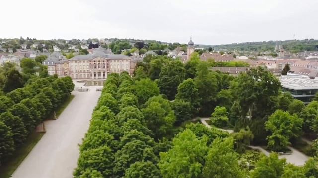 Fly with me Bruchsal Schloss | Beautiful Nature of Germany | Drone смотреть онлайн