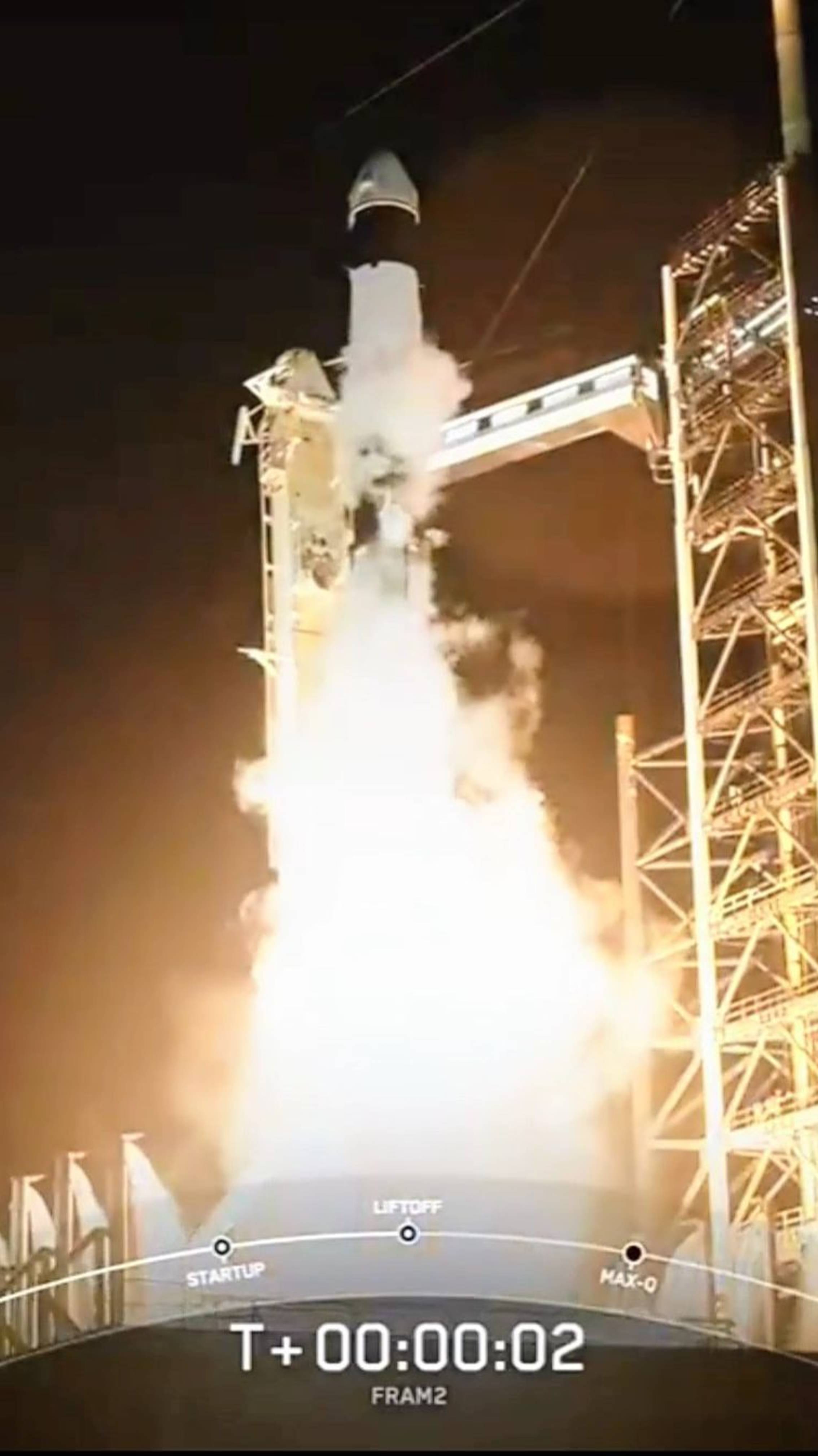 Корабль Crew Dragon отправился в первый орбитальный полёт над полюсами Земли🚀