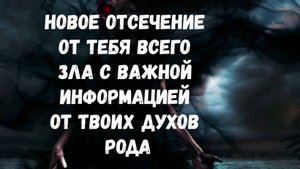 ОЧИЩЕНИЕ ТЕБЯ ОТ ВСЕХ ПОРЧ