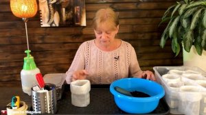 Теплые стаканчики для рассады огурцов. Посев семян.