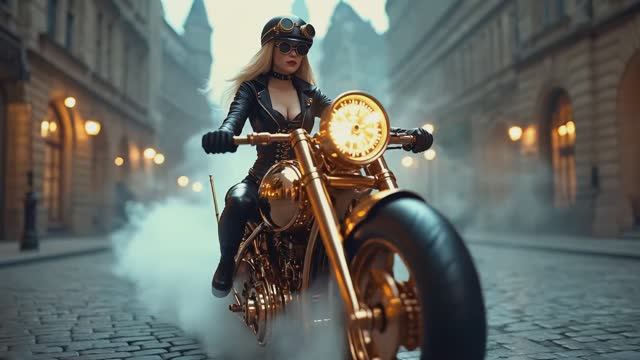 Стимпанк-девушки и Медная Элегантность | Короткометражный фильм, созданный ИИ смотреть онлайн