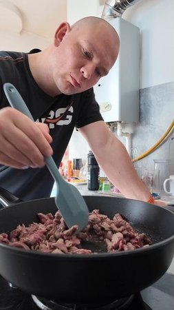 Бефстроганов из лосятины с париезаном🍴 #вкусногозахотелось
