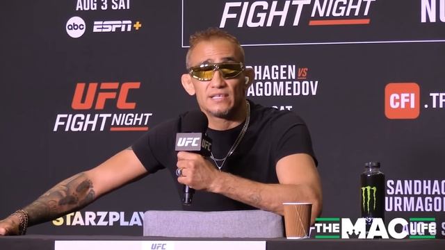 Пресс-конференция UFC Нурмагомедов - Сэндхаген / Шара Буллет - Олексийчук / Фергюсон