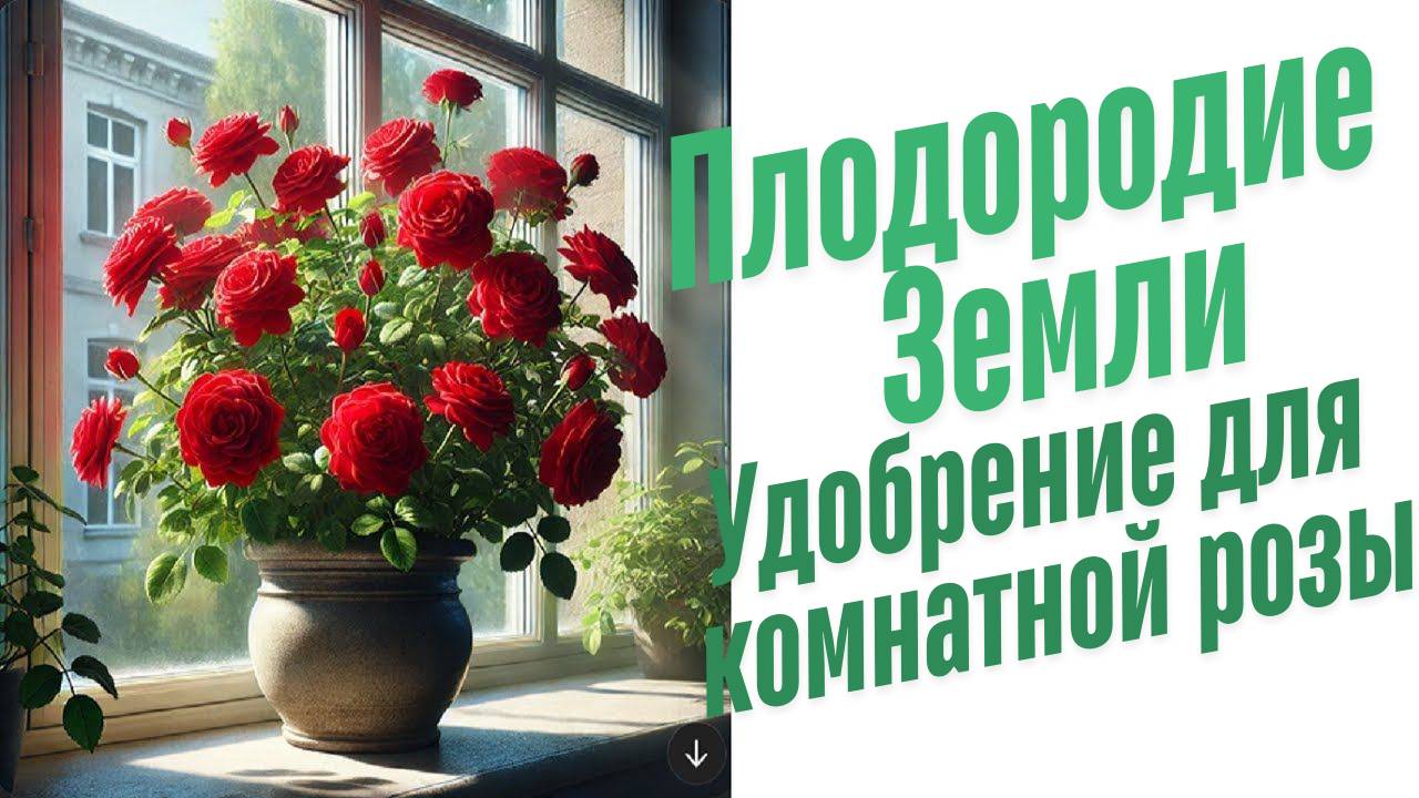 Удобрения для комнатной розы.