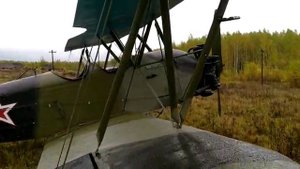 Макет самолета По-2
