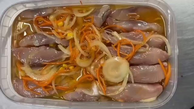 Филе Радужной Форели с Овощами