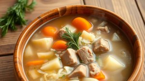 Готовим Кислый Суп с квашеной Капустой — согреет душу и желудок!