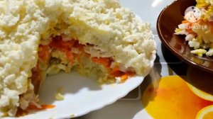 Салат с копченой курицей на праздник или на обед - быстро, просто и вкусно