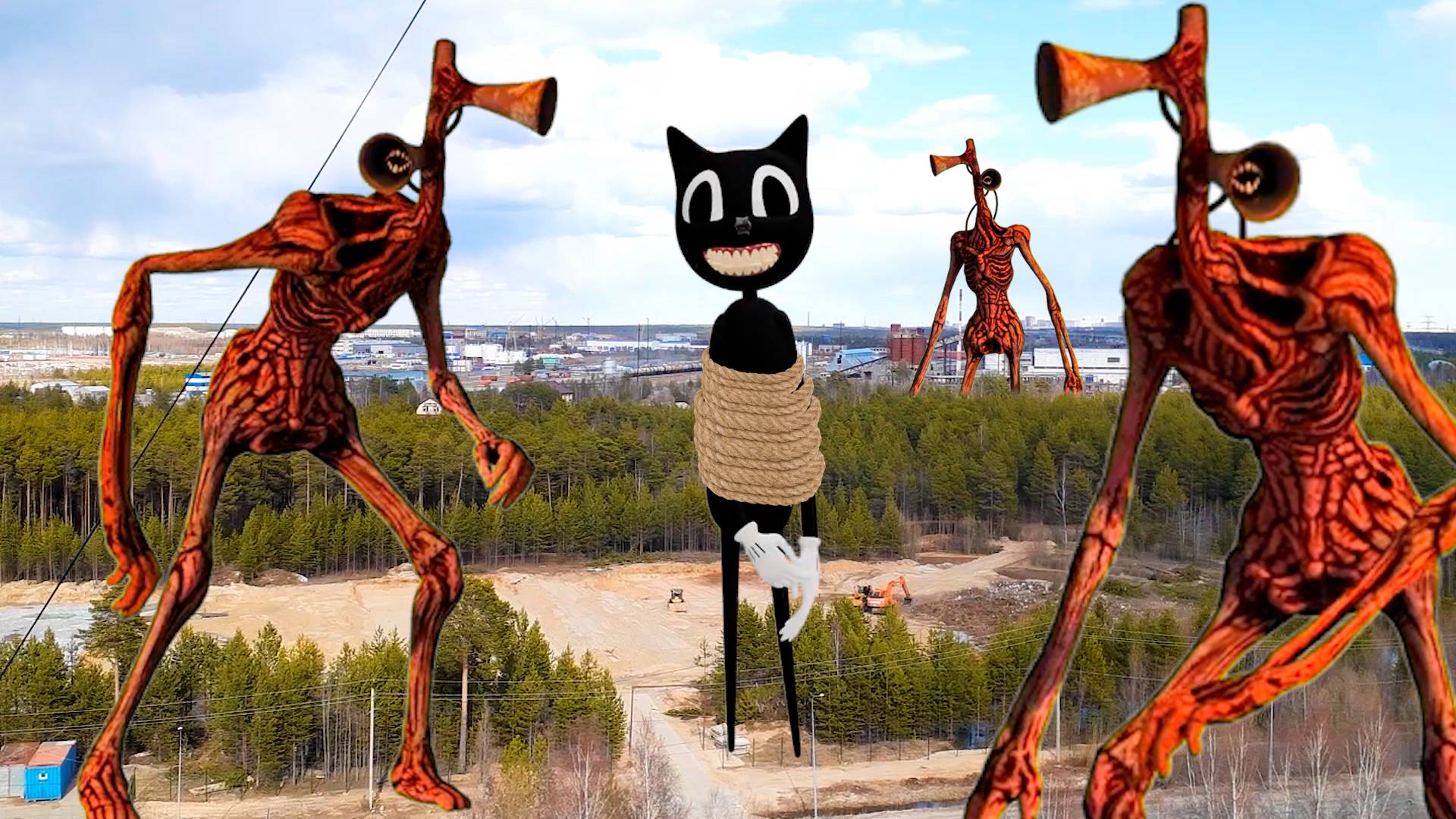 СИРЕНОГОЛОВЫЙ против КАРТУН КЭТ и Унитазаголовых на БАЗЕ в бункере смотреть онлайн