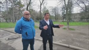 Планы на благоустройство придомовой территории по двум адресам в г.Днепрорудный.