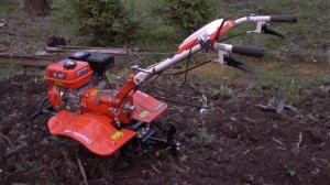 Обзор мотоблока Брайт BR 105PPRO с пониженной, 3 вперёд 1 на зад Мой первый день работы на даче