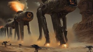 Endless War An AI's Vision of Sci-Fi Battlegrounds [Visual Showcase]