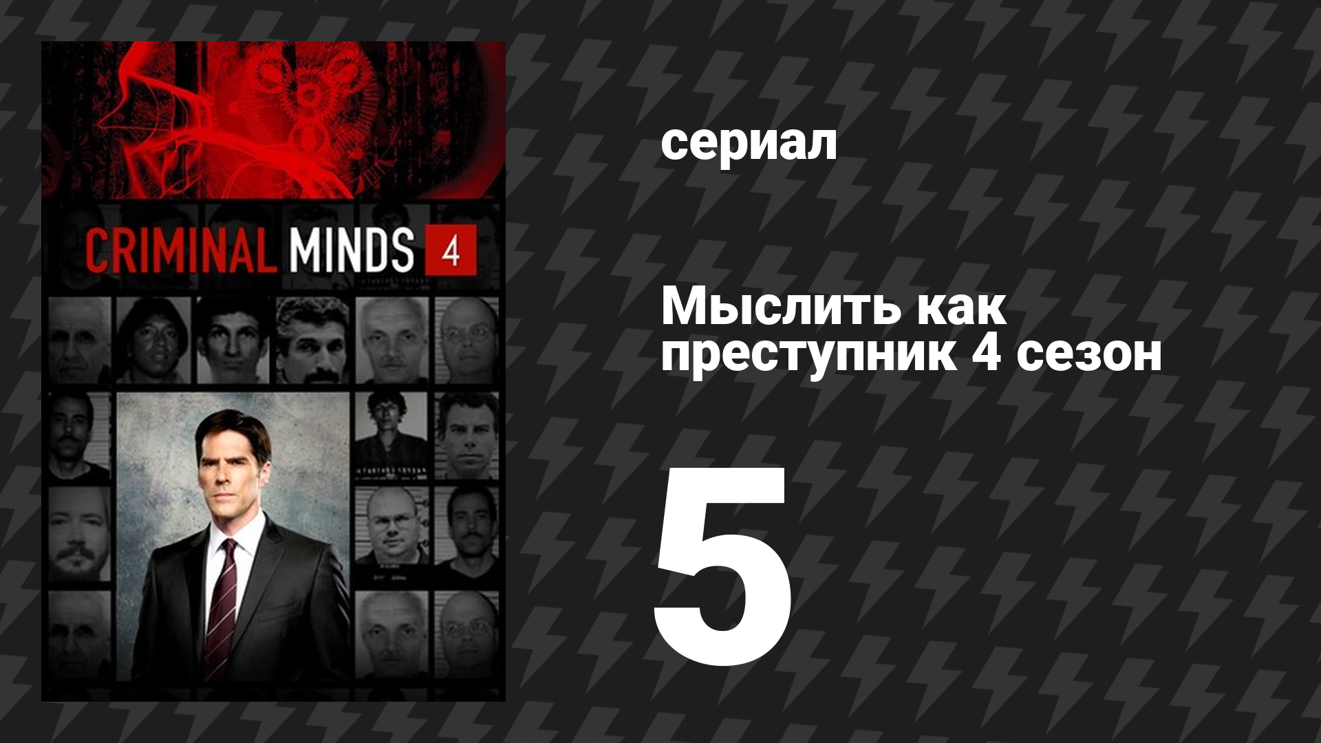 Мыслить как преступник 4 сезон 5 серия «Отлов» (сериал, 2005-2020)