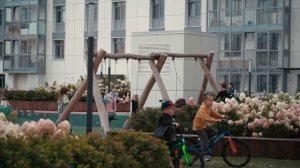 Тротуарная плитка в жилом квартале «Премьер» в Перми.