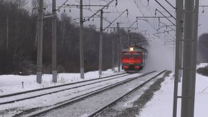 Электропоезд ЭД4-0006 станция Чехов