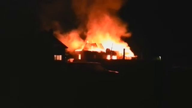 Пожар в поселке Горьковский смотреть онлайн