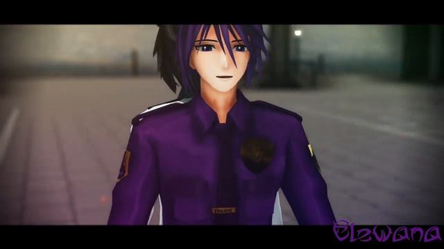 【MMD x FNaF】Shape Of You (Purple Guy x Phone Guy) [YAOI]