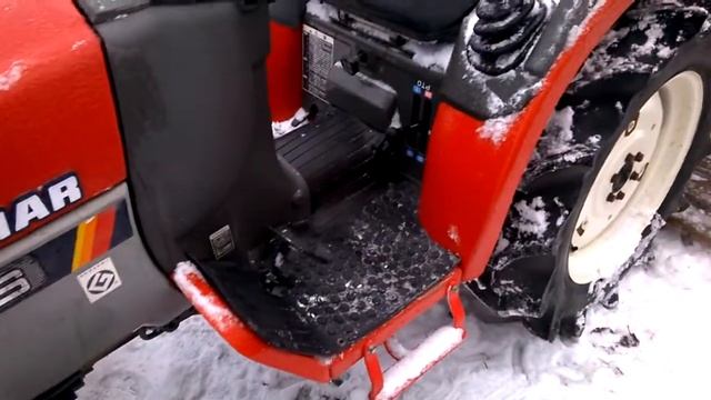 Японский мини трактор Yanmar AF16 смотреть онлайн