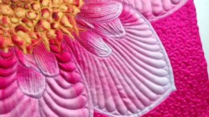 Свободно-ходовая стёжка. Декоративная подушка.