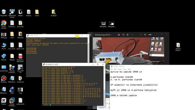 Mikrotik Router - Catalyst 2960 -  Cisco SG220 part3