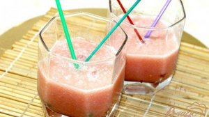 Смузи из арбуза и банана