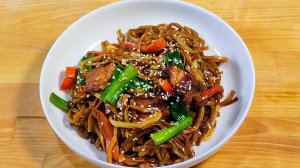 Лапша, как в коробочке.ЛО МЕЙН.  Простой и быстрый ужин.
