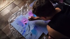 ACRYLIC PAINT / ABSTRACT PAINTING / ЛЕГКАЯ Живопись акрилом / Модульная картина акрилом